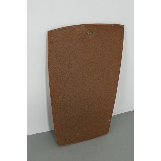 Brown Danish Teak Mirror For Sale - Image 8 of 10