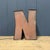 Large Zinc Letter N with Lighting, America For Sale - Image 4 of 16