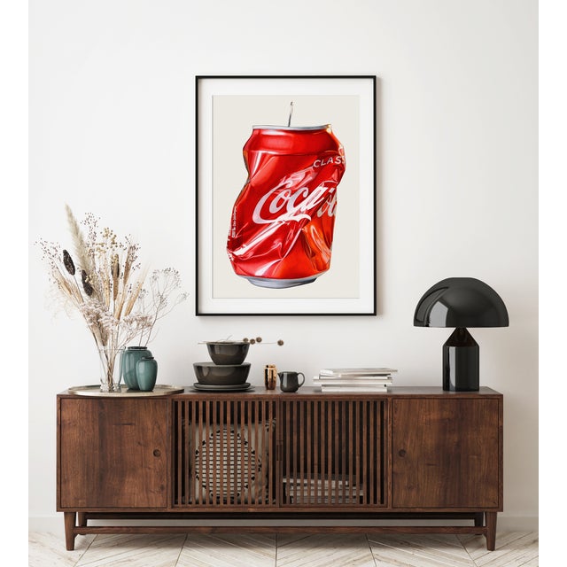 A beautiful giclée print of an original coloured pencil drawing. "Coca Cola" is a limited edition of 100 which, once sold,...