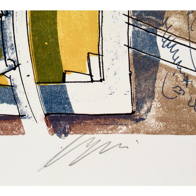 Mid 20th Century Hans Erni Le Peintre Et Son Modele (The Painter And His Model) Circa 1960 Reproduction Print For Sale - Image 5 of 6