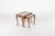 Vintage Nesting Tables with Cane and Glass Top, Set of 2 For Sale - Image 11 of 11