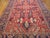 1900 - 1909 1900s Red Antique Tribal Geometric Allover Design Heriz Serapi Room Size Rug For Sale - Image 5 of 6