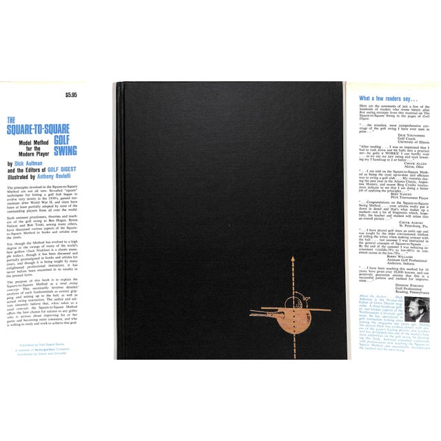 AULTMAN, Dick [127] pp. Golf Digest, Inc. 1970 11 1/4" x 8 1/2" Offers guidance on mastering the square-to-square method...