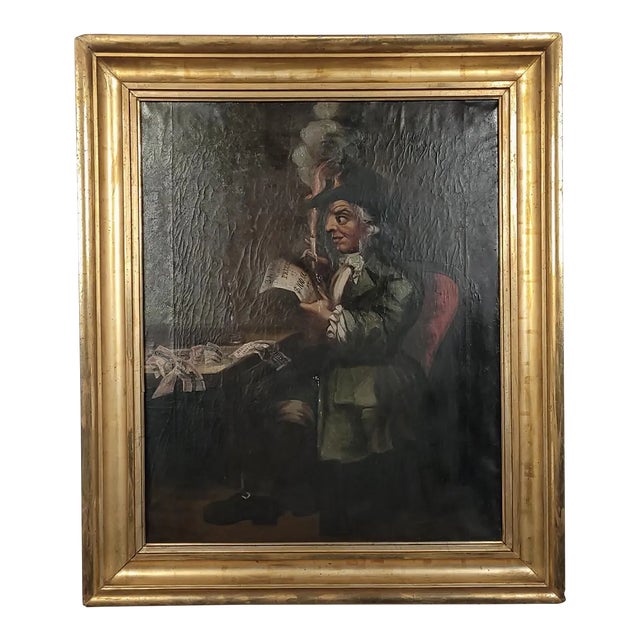 Late 18th / Early 19th Century Painting of a Gentleman For Sale