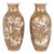 Meiji Japanese Satsuma Vases in Hand-Painted Porcelain, 1890s, Set of 2 For Sale