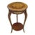 French Baroque Marquetry Side Table With Gold Details For Sale