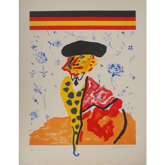 Eduardo Arroyo, The Toreador, Original Lithograph For Sale - Image 6 of 6