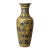 1920s Chinese Yellow-Ground Blue and White Dragon Floor Vase With Apocryphal Kangxi Mark For Sale
