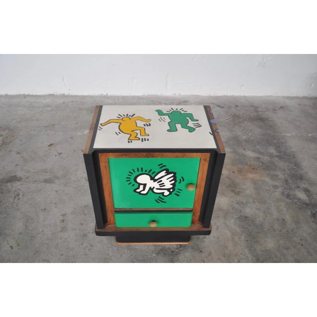 Wood Italian Walnut Dressers, 1980s, Set of 2 For Sale - Image 7 of 15