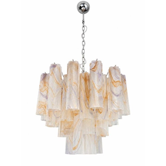 Vintage Murano Glass Chandelier, 1990 For Sale - Image 3 of 12