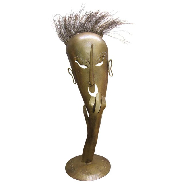 Large Handmade Steel Sculpture "Speak No Evil" For Sale - Image 13 of 13