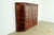 1980s Thomasville Georgian Carved Cherry Wood Lighted Breakfront Bookcase or Display Cabinet For Sale - Image 5 of 13