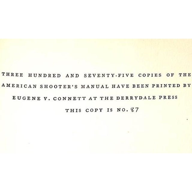 1920s "The American Shooter's Manual" 1928 a Gentleman of Philadelphia County For Sale - Image 5 of 7