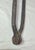 English Antique 18th Century Wrought Iron Turned Brass English Fireplace Tongs Tool 1 For Sale - Image 3 of 9