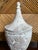 Ceramic Vintage 19” French Whitewash Glazed Terracotta Lidded Urn For Sale - Image 7 of 12
