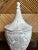 Ceramic Vintage 19” French Whitewash Terracotta Lidded Urn For Sale - Image 7 of 13