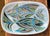 Avraham Gofer Modernist Signed Wall Decor Plate With Abstract Fish Motif For Sale - Image 4 of 18