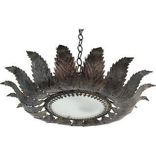 1960s French Sunburst Pendant For Sale