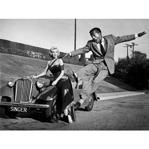 Marilyn Monroe and Sammy Davis Jr in "How to Marry a Millionaire" This exuberant shot of Sammy Davis Jr. entertaining...