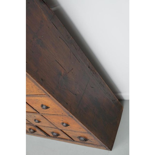 Brown Antique Victorian Hardwood & Pine Apothecary Cabinet For Sale - Image 8 of 18