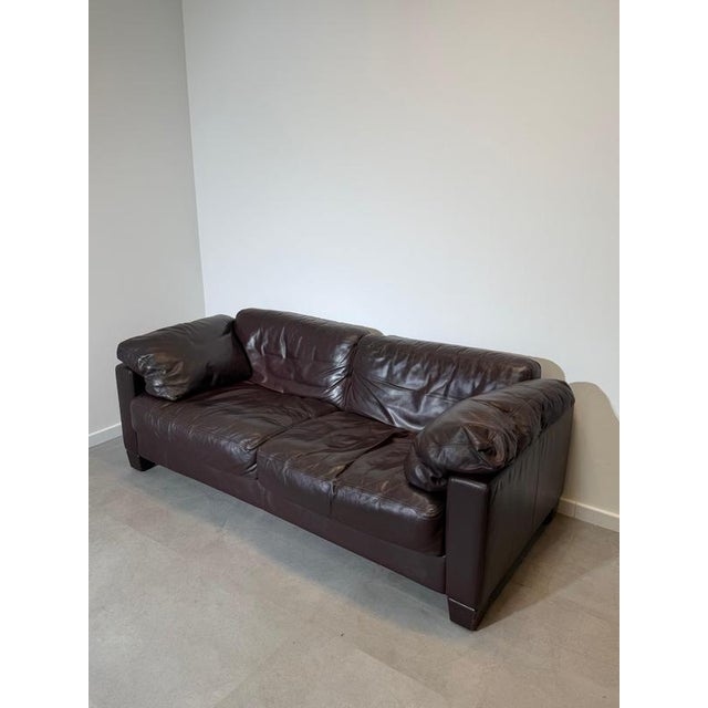 DS 17 Dark Burgundy Brown Sofa from de Sede, Set of 2 For Sale - Image 4 of 9