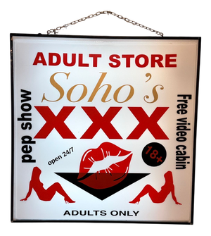 Soho's Adult Store Sign, 1990s