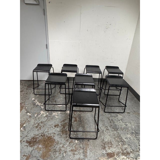 Modern Blu Dot Ready Counter Stools, Set of Eight For Sale - Image 3 of 12