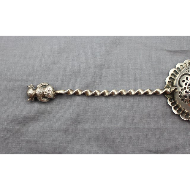 1894 English Sheffield Sterling Silver Sifting Ladle For Sale In Raleigh - Image 6 of 7
