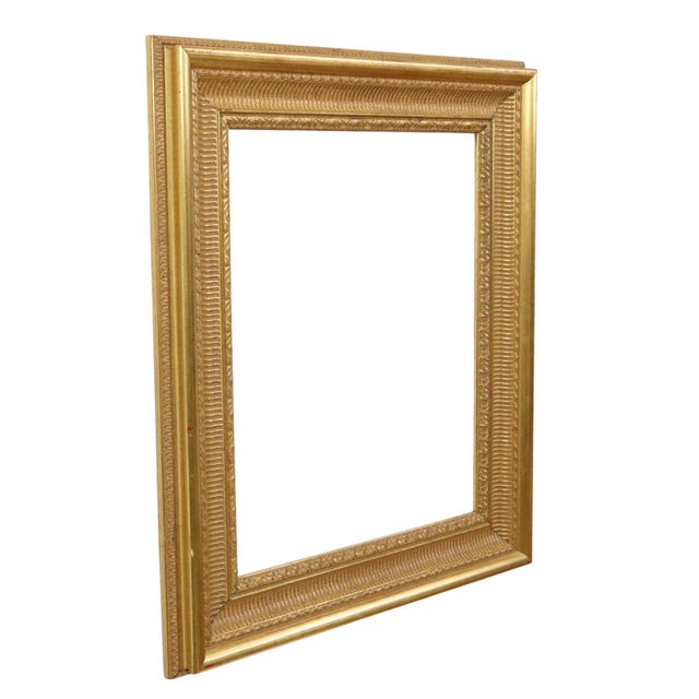 Gold-Colored Wooden Frame For Sale - Image 15 of 15