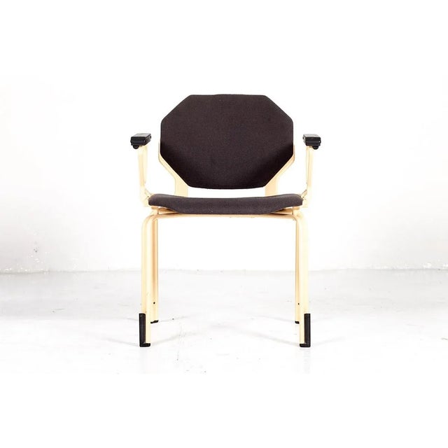 Industrial Set of Octagonal Office Chair by Froscher for Sitform, 1970s For Sale - Image 3 of 8