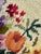 Mid 20th Century Vintage Round Framed Floral Hand-Stitched Needlepoint Wall Art For Sale - Image 5 of 6