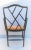 Faux Bamboo Ebonized Armchair For Sale - Image 5 of 6