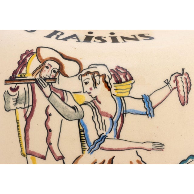 Mid 20th Century Robert Lallement "Les Raisins" Ceramic Jar For Sale - Image 5 of 11