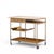 Mid-Century Modern Paul McCobb for Calvin Irwin Collection Mid Century Travertine, Brass and Mahogany Bar Cart For Sale - Image 3 of 12