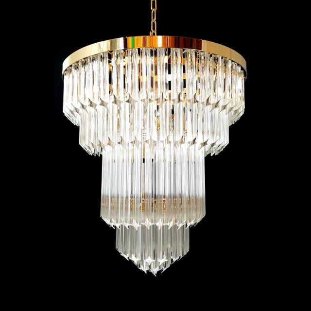Vintage Murano Chandelier, 1970s For Sale - Image 9 of 9