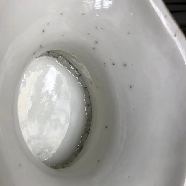 English Georgian Gilt Soft Paste Porcelain Compote and Underplate Trays - Set of 3 For Sale - Image 12 of 13