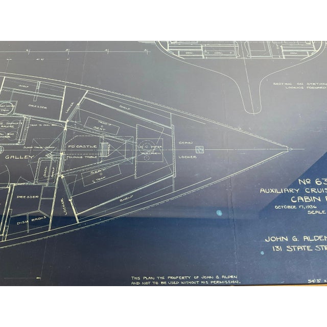 Herreshoff Yacht Evening Star Blueprint For Sale - Image 9 of 12