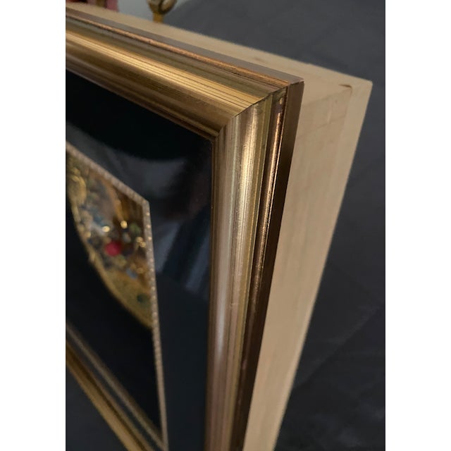 Chinese "Chinese Cloisonné Filigree Dragon Shadow Box – Vintage 1970s” For Sale - Image 3 of 5
