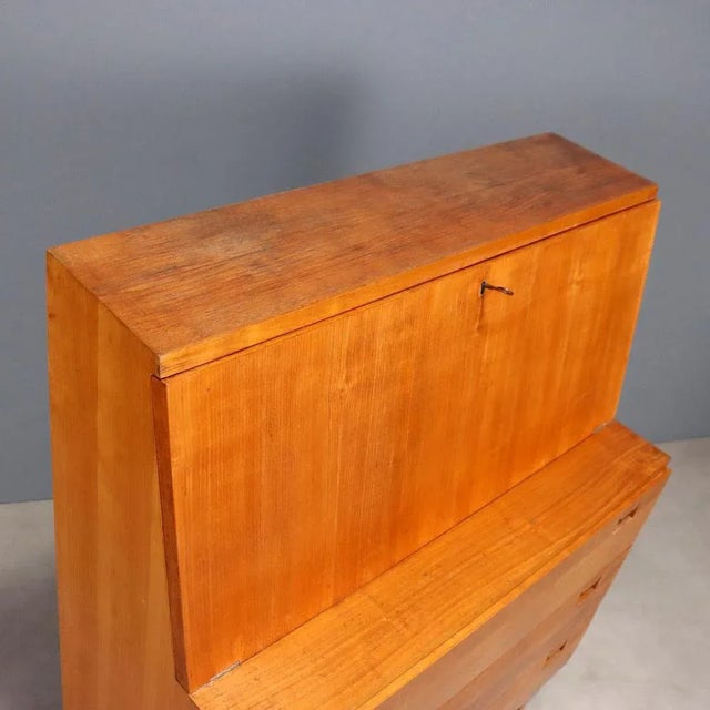 Italian Drop-Leaf Cabinet, 1960s For Sale - Image 3 of 10