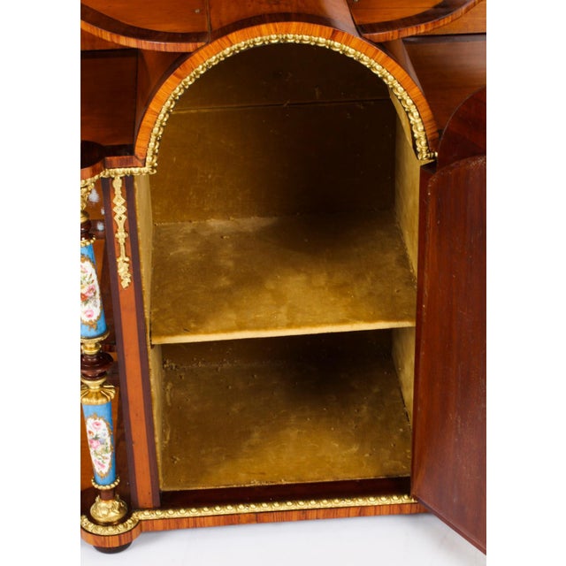 19th Century Ormolu & Porcelain Mounted Cabinet For Sale - Image 14 of 18