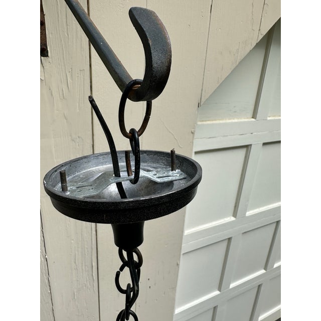 1930s Vintage Two Light Dinico Hanging Fixture For Sale - Image 5 of 7