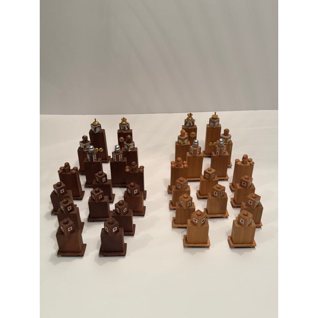 Modern Beautifully Crafted Artisan Made Chess Pieces For Sale - Image 3 of 18