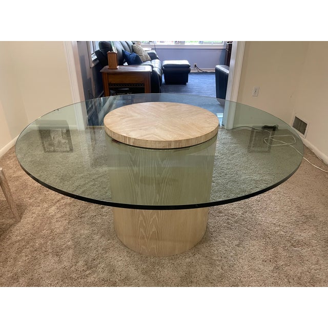 Late 20th Century Lorin Marsh Late 20th Century Faux Bois Dining Table For Sale - Image 5 of 18