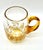 Vintage Mouth-Blown Amber Glass Beer Mug, Scandinavia, 1960s For Sale - Image 4 of 13