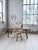 Vintage outdoor rattan table with a ceramic top. We love the tabletop's distinctly vintage design, with its brown...