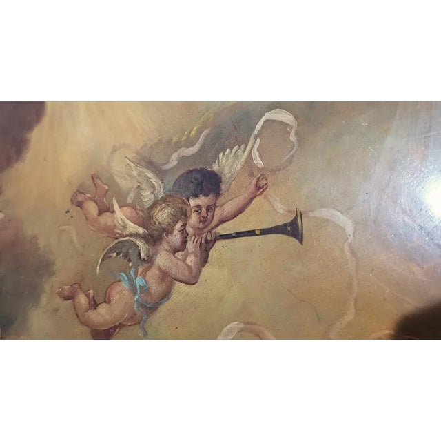 Mid 20th Century Antique French Louis XV Style Hand Painted Side Table For Sale - Image 5 of 7