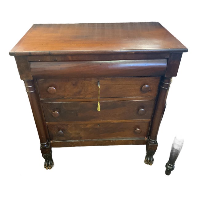 Early 19th Century Empire Style Small Chest of Drawers For Sale