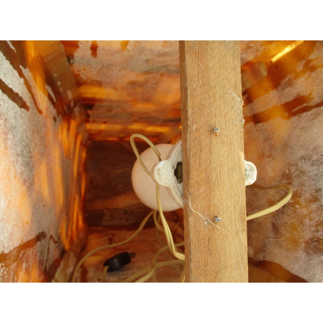 Illuminated Moble Pedestal Marble and Onyx For Sale - Image 12 of 12