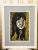 This is an original wood print on Japanese rice paper with three printed colors: The first step in creating this woodprint...