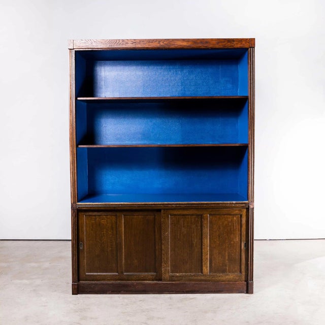 1940s English Oak Library Shelf, 1940s For Sale - Image 5 of 15